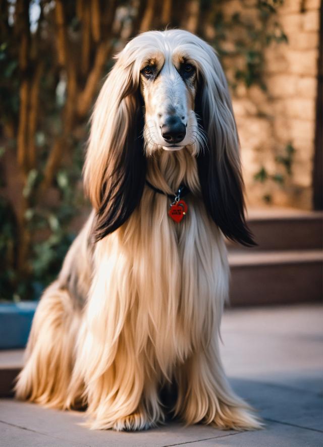 迷人飘逸的阿富汗猎犬——阿富汗猎犬